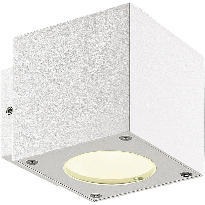 Malmbergs Væglampe CUBE 2x3W Hvid IP54