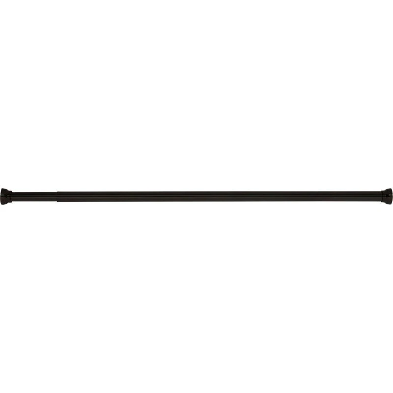 Spirella Kreta badeforhængsstang, 75-125 cm, mat sort