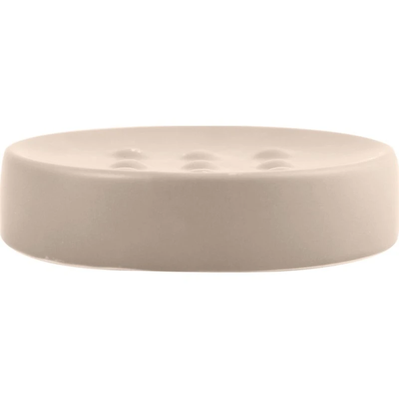 Spirella Tube sæbeskål, mat beige