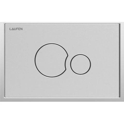 Laufen Lis AW106 betjeningsplade, mat krom
