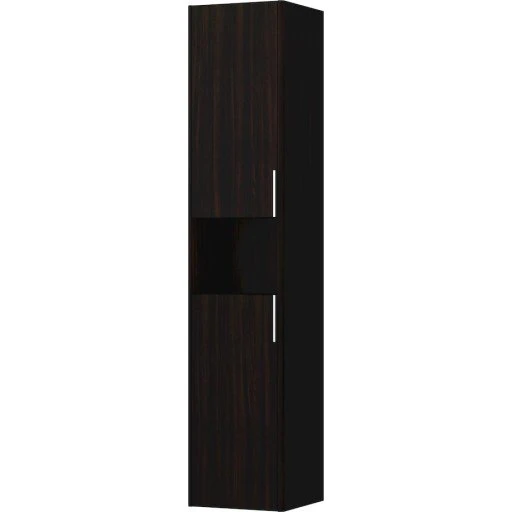 Laufen Base højskab, 35x165 cm, venstre, mørk elm