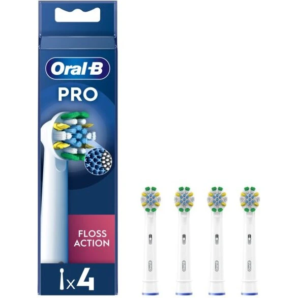 Oral-B Floss Action tandbørstehoveder 4 stk.