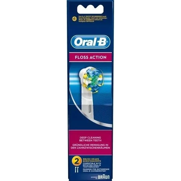 Oral-B EB25-2 FlossAction børstehoveder, 2 stk