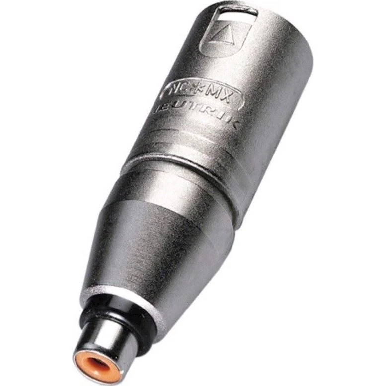 Neutrik XLR til RCA adapter - NA-2MPMF