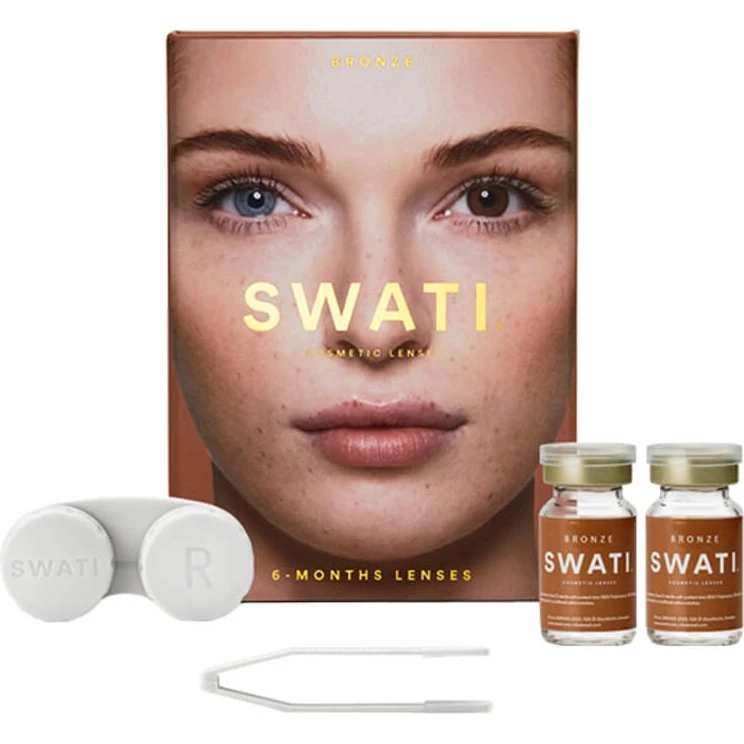 SWATI Cosmetics Kontaktlinser Bronze - 6 måneders brug