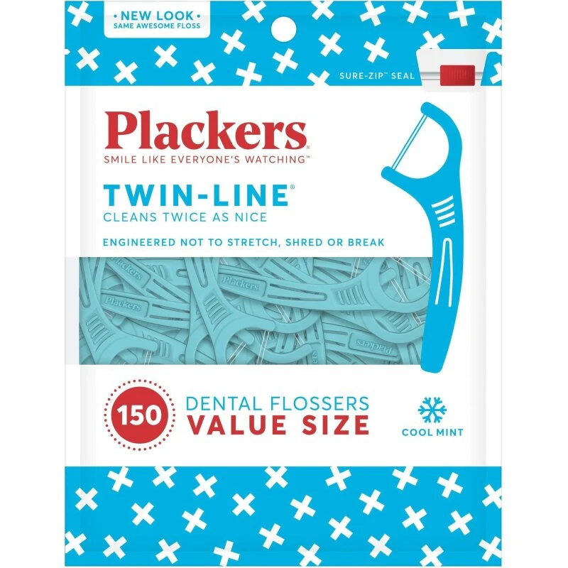 Plackers Twin-Line Flossers tandtrådspidser