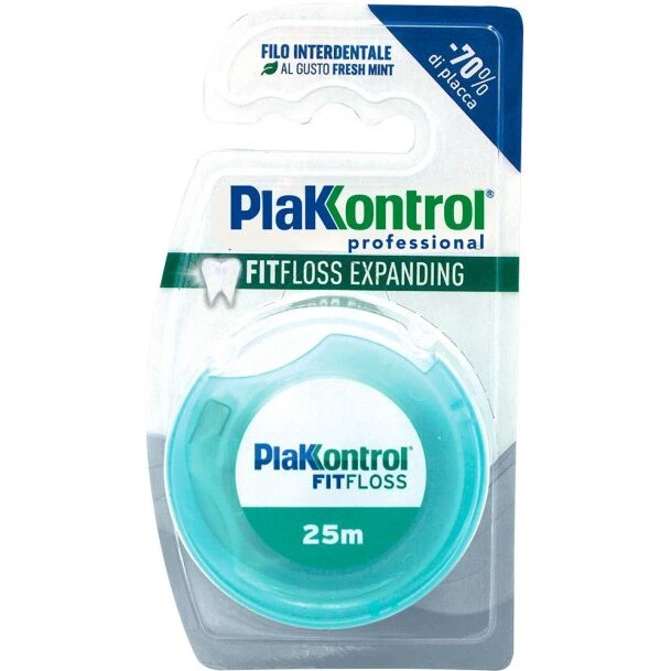 PLAKKONTROL FitFloss Expanding tandtråd 25 m
