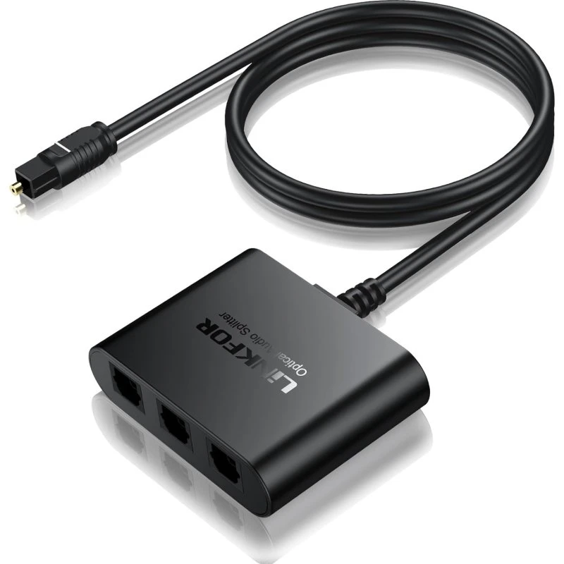 NÖRDIC Digital Optisk TOSLINK Splitter 1 til 3