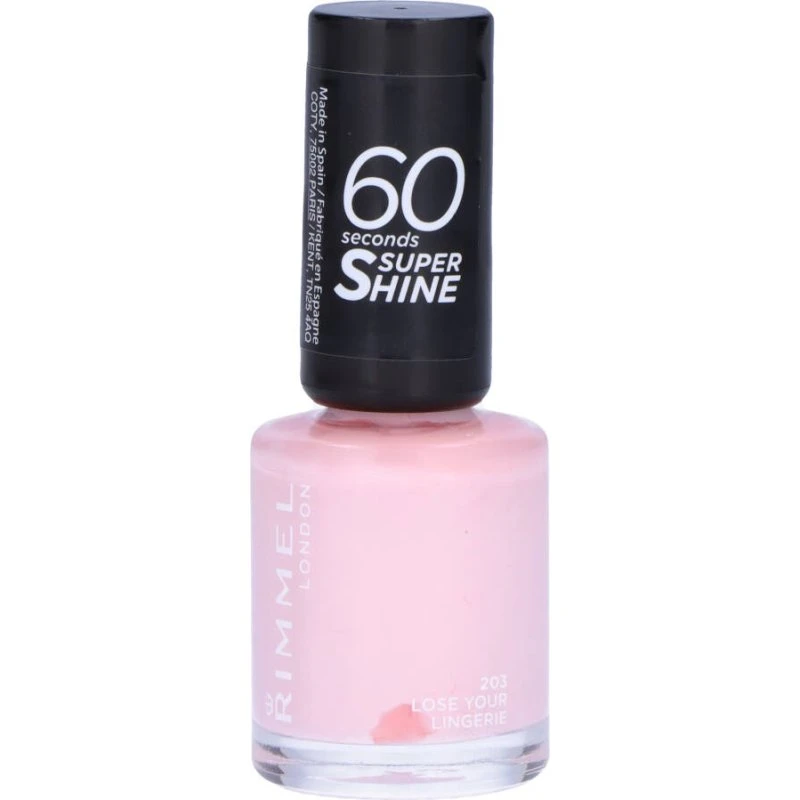Rimmel London 60 Seconds Super Shine Neglelak 203 Lose Your Lingerie 8 ml
