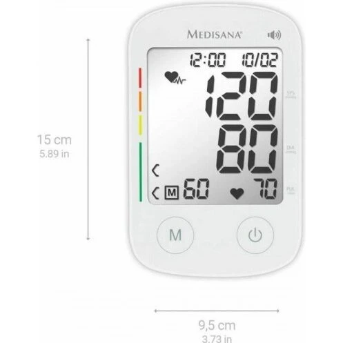 Medisana BU 535 Voice blodtryksmåler overarm – 2 brugere