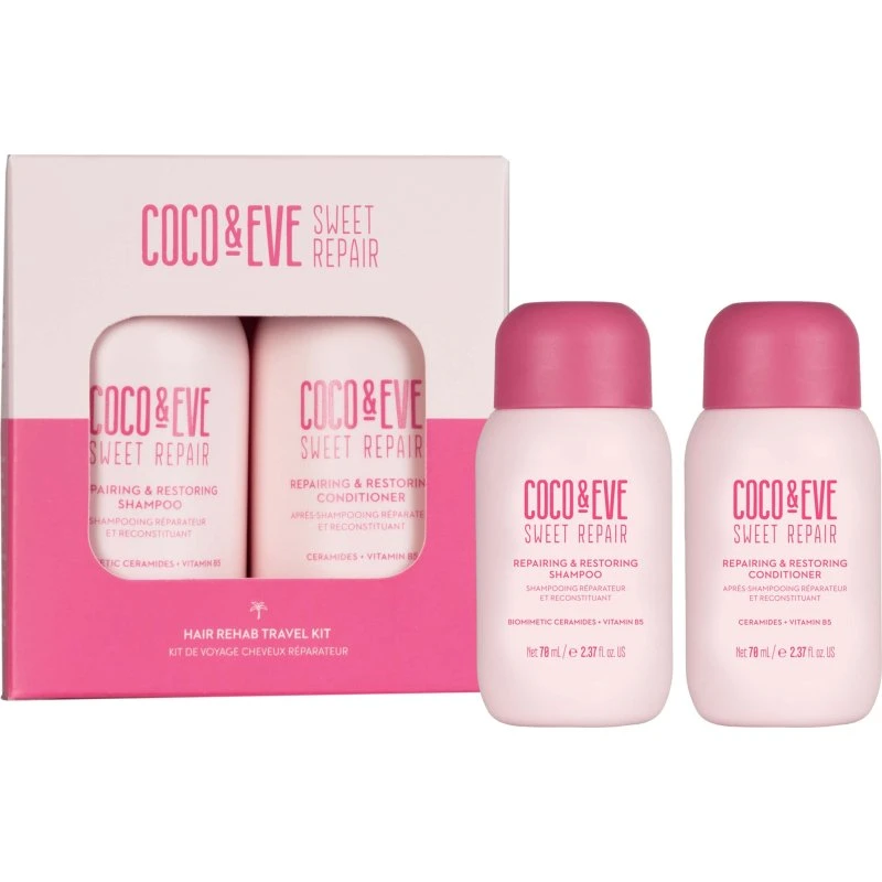 Coco & Eve Hair Rehab Travel Kit - Sweet Repair 2x70 ml