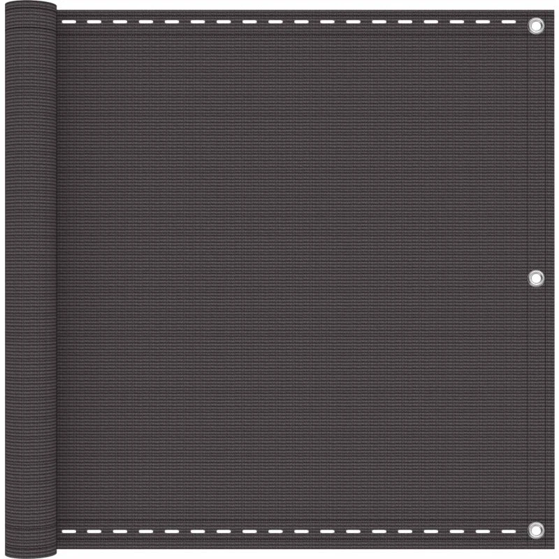 vidaXL Altan Skærm Antracit 90 x 800 cm HDPE
