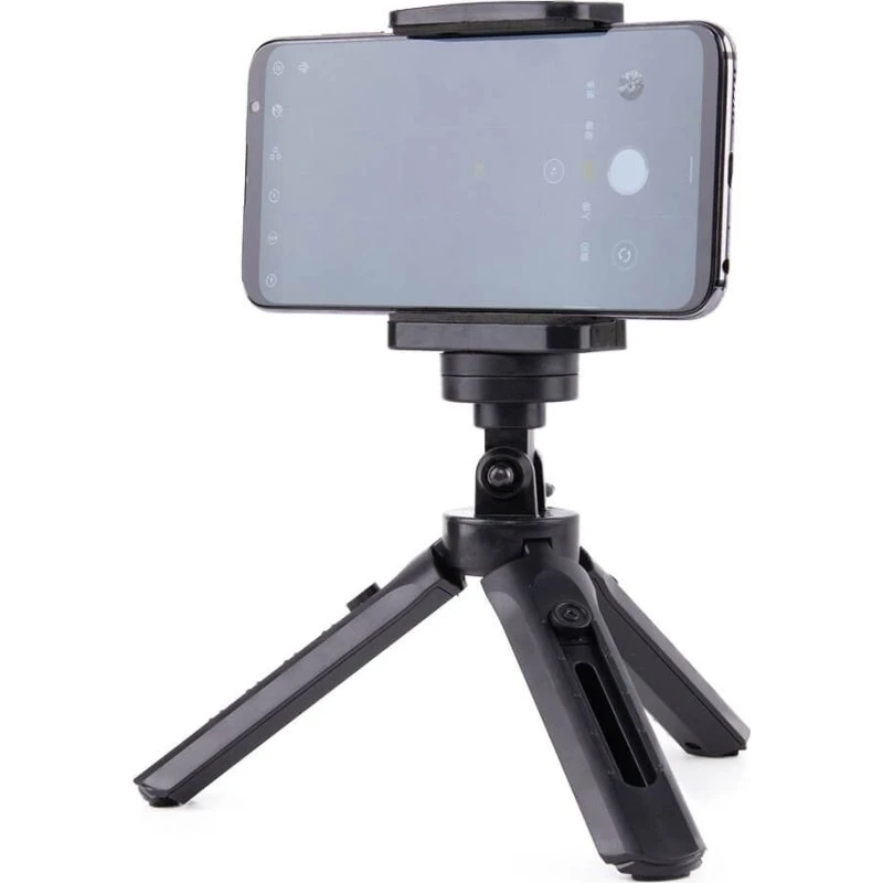 Hurtel Mini Tripod med Smartphone Holder - Sort