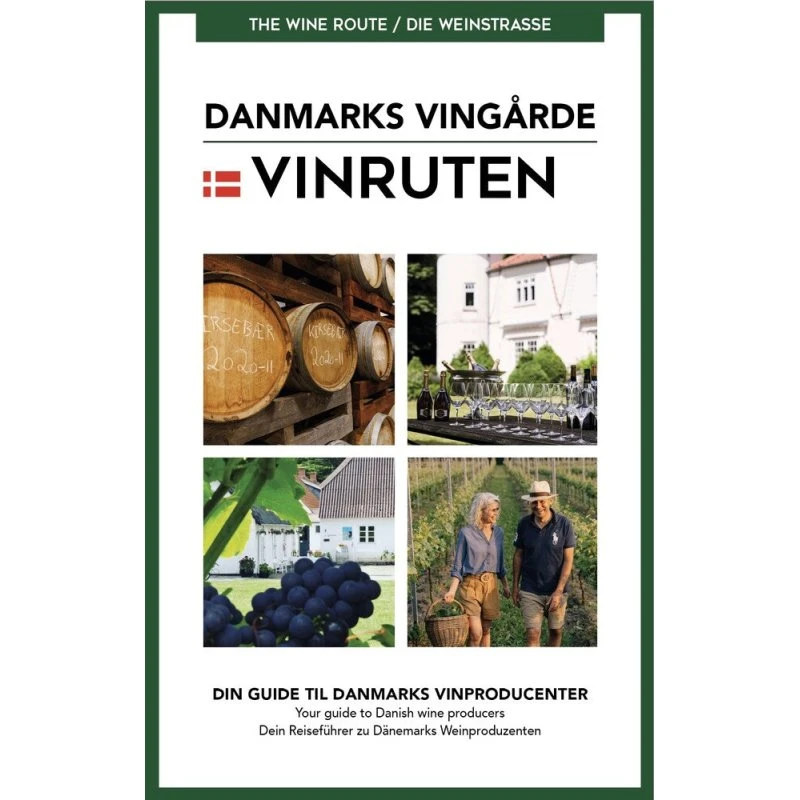 VINRUTEN - Din guide til Danmarks vingårde (Bog)