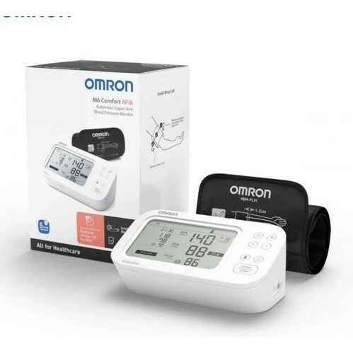 Omron M6 Comfort AFib blodtryksmåler til overarm