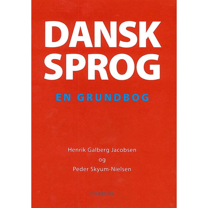 Dansk sprog - Henrik Galberg Jacobsen & Peder Skyum Nielsen