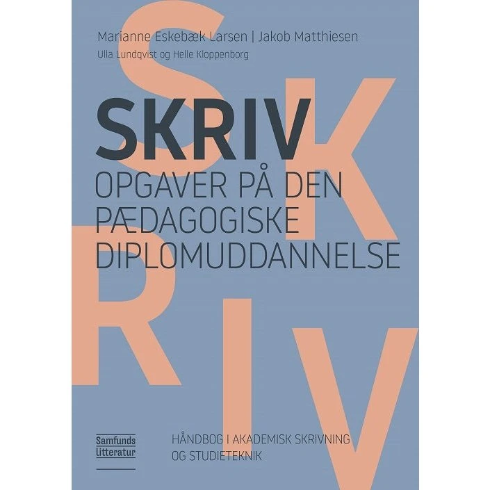 Skriv opgaver på den pædagogiske diplomuddannelse
