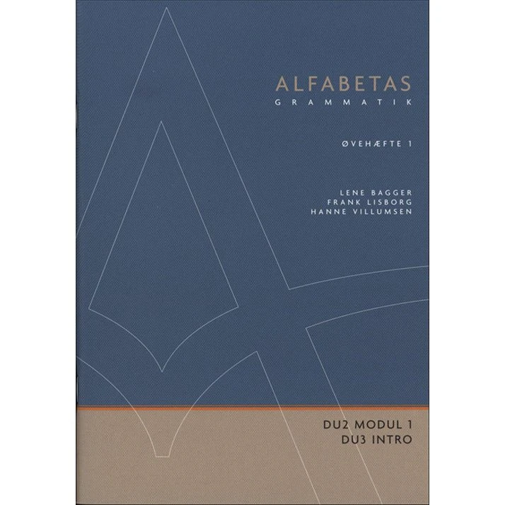 Alfabetas grammatik, Øvehæfte 1