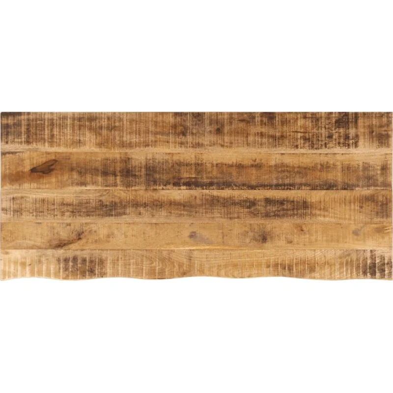 vidaXL Bordplade 140x60x3,8 cm i massivt mangotræ med naturlig kant