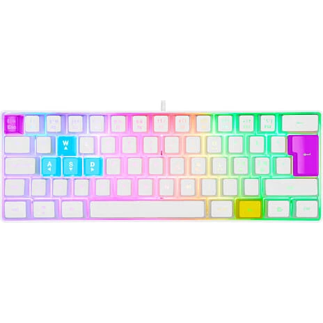EXE Imp Color Pop Mini gaming-tastatur - hvid