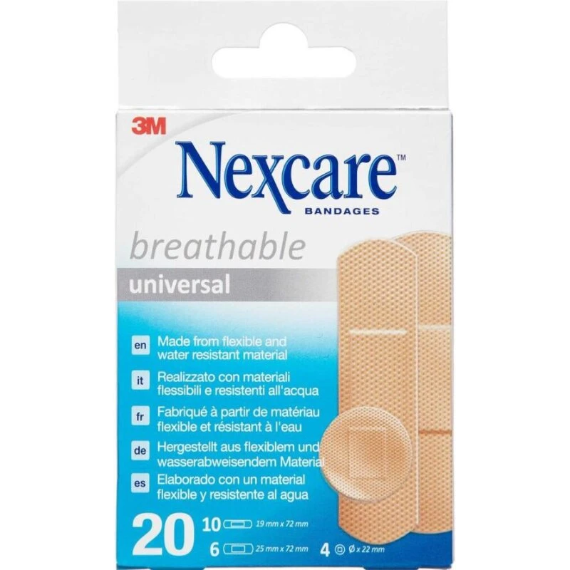 Nexcare Universal plastre, assorteret 20 stk.