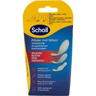 Scholl Vabelplastre Mix, 5 stk