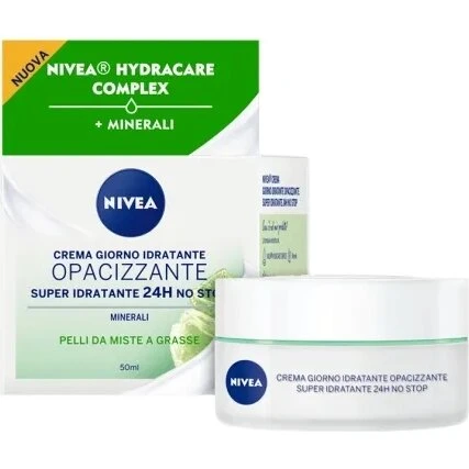 NIVEA 24H Mattifying Dagcreme 50 ml (kombineret/fedtet hud)