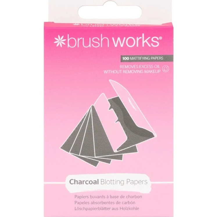 Brushworks Charcoal Blotting Papers 100 stk.