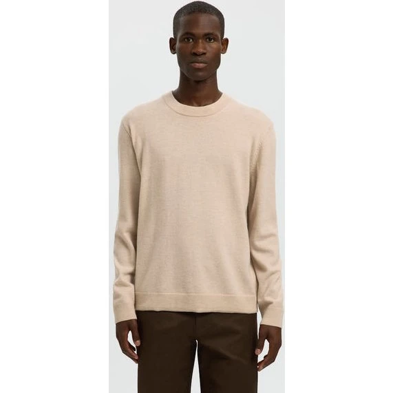 Slhtray Merino Brushed Relaxed Crew Neck