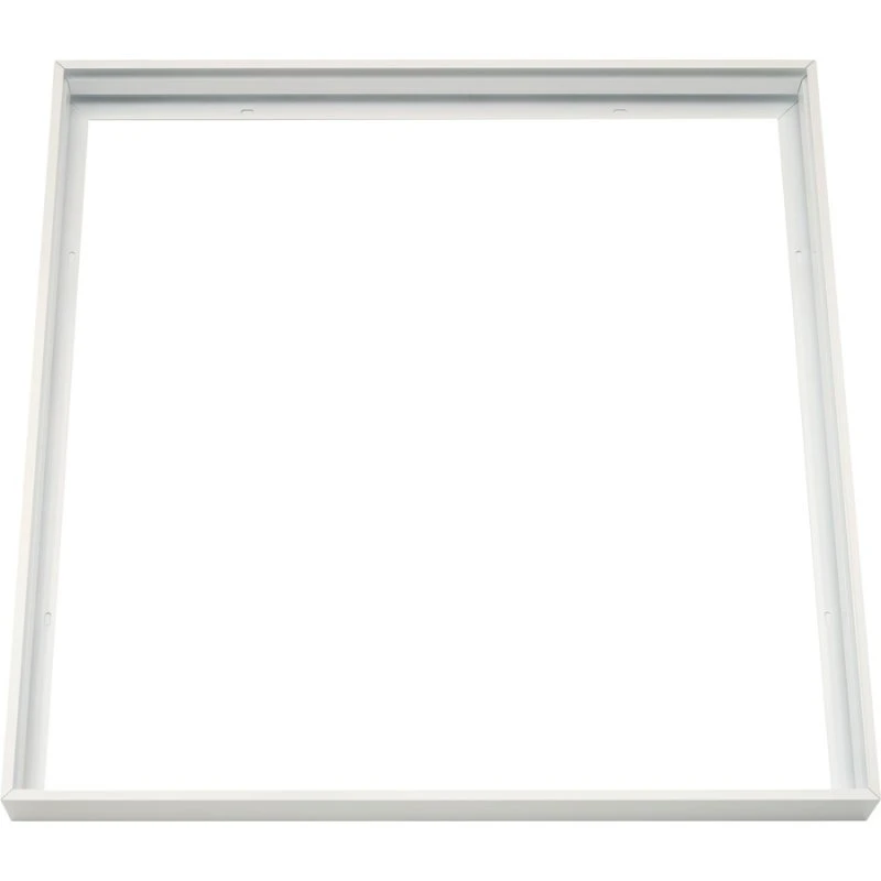 Ramme til 60x60 LED panel - Hurtig skrueløs samlesæt, hvid kant