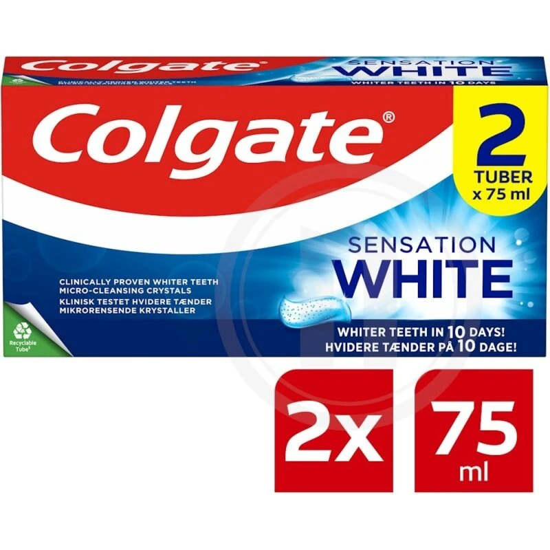 Colgate Sensation White tandpasta 2 x 75 ml