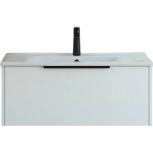 Dansani Mido+ Classic møbelpakke, 81x44 cm, mat hvid