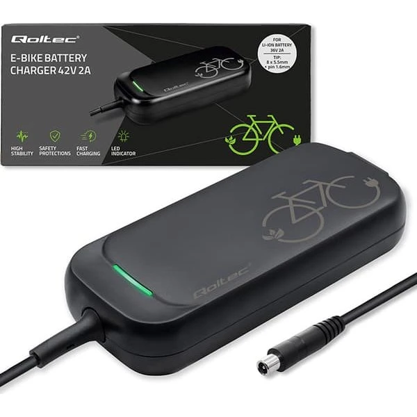 Qoltec Hurtigoplader til Xiaomi Elscooter & Cykel 36V/42V 2A