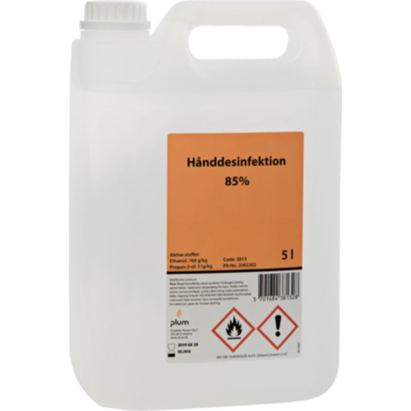 Plum Hånddesinfektion 85% Gel 5L