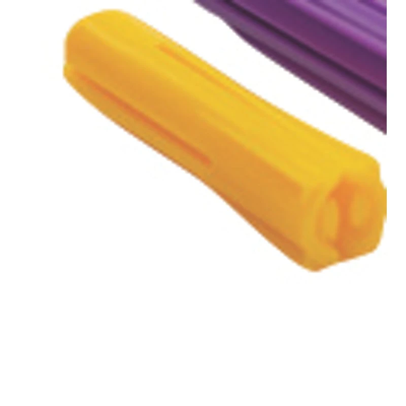 Tillex Fastex Plugs 5,5x25 mm, Gul, Uden krave, 100 stk.