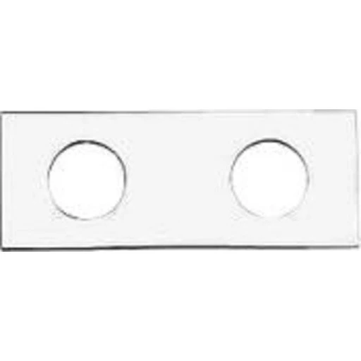 Vola dækplade 3002, børstet krom (60 x 153 mm)