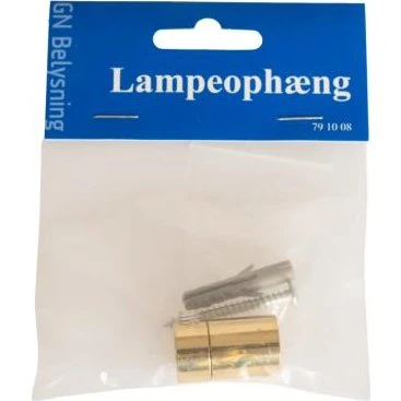 Ledningsophæng m/aflastning i messing