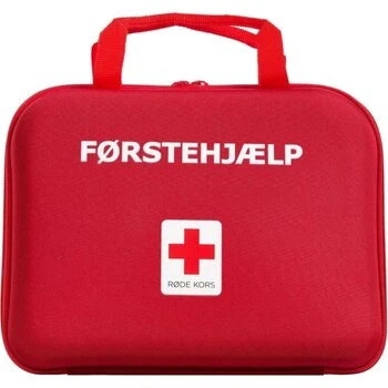 Dansk Røde Kors Førstehjælpstaske – Stor (20x25x8 cm)
