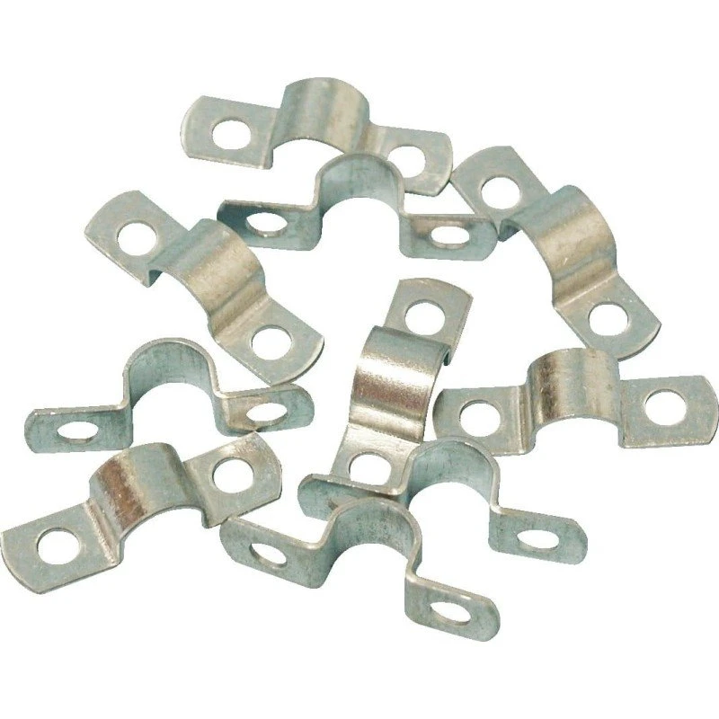 NKT Kabelbøjle, 2 lapper, varmgalvaniseret, 24mm, 100 stk