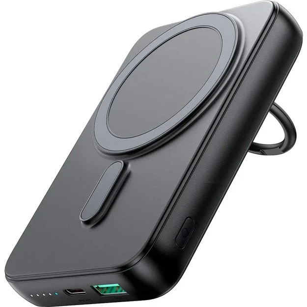 Joyroom MagSafe Powerbank 10000mAh 20W med Stander - Sort