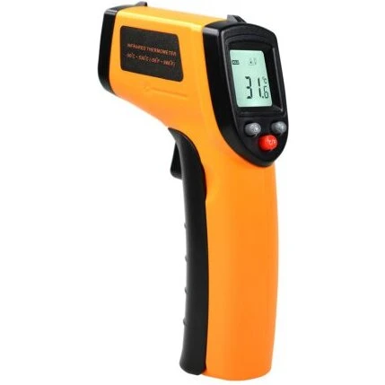 Napoli Infrarødt lasertermometer - Orange/Sort