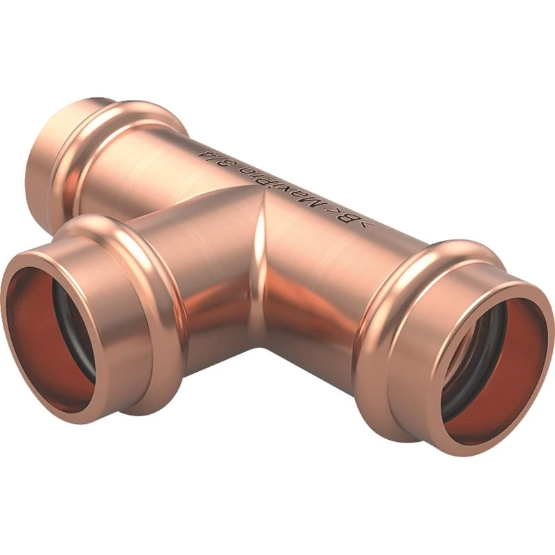Conex B MaxiPro kobberpress t-stykke 3/8" (3 stk.)