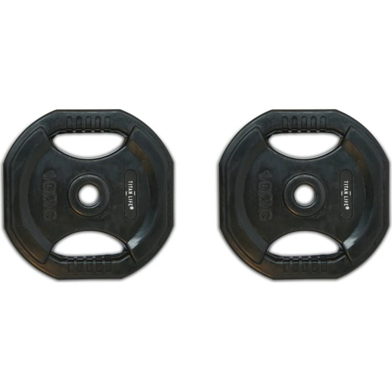 Titan Life Pump Disc Vægtskiver - Sæt á 2 x 10 kg