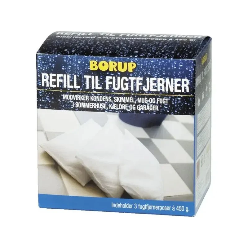 Borup Fugtfjerner Refill 450g (3 stk.)