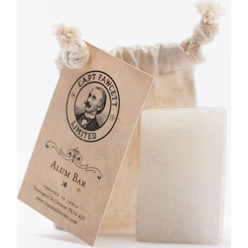 Captain Fawcett Traditional Alum Bar 90g