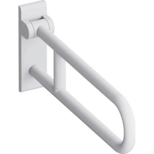 Hewi Serie 801 foldbar armstøtte, 75 cm, mat hvid