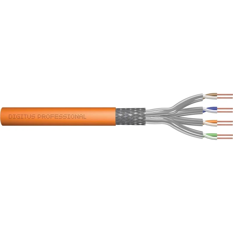 DIGITUS Cat 7 S/FTP Installationskabel, 500m, Orange