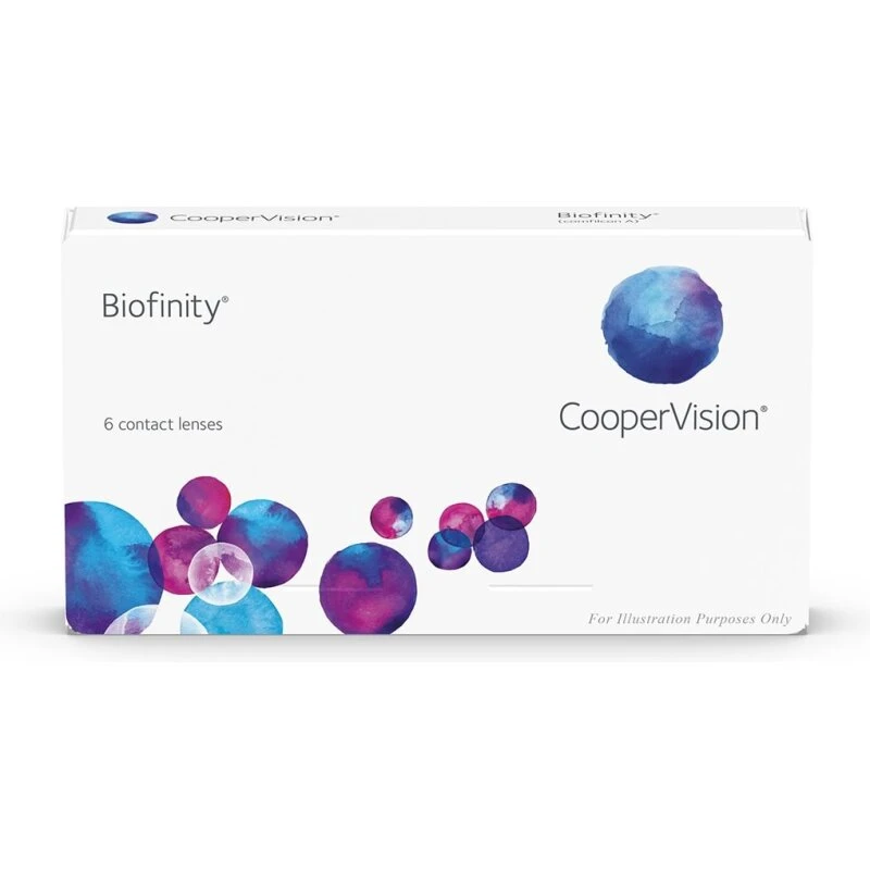 CooperVision Biofinity 6-pak – månedslinser 14 mm, 8,6 mm