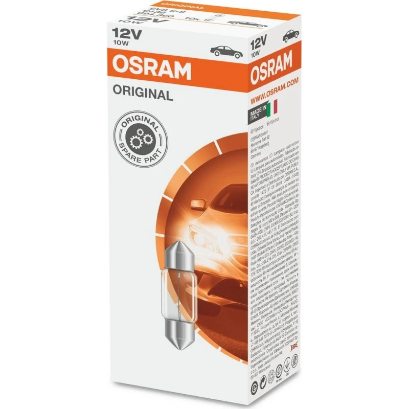 Osram Original Kabinelys Pære SV8.5-8 til Mercedes, Opel & Ford