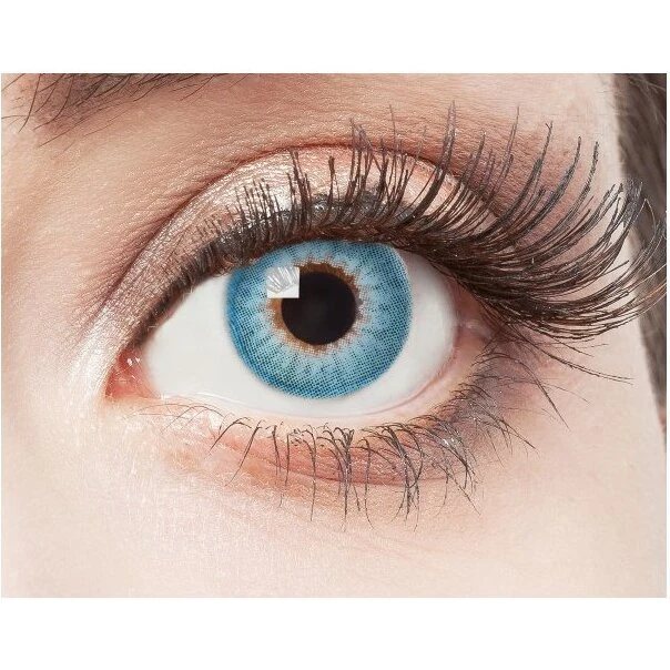 Krystall blå 12-måneders kontaktlinser